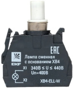 фото Лампа сменная c основанием EKF XB4-ELL-W