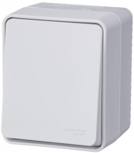 

Переключатель Schneider Electric ATN540161 AtlasDesign PROFI IP54 О/У 1-клавишный 10 АХ, белый, ATN540161