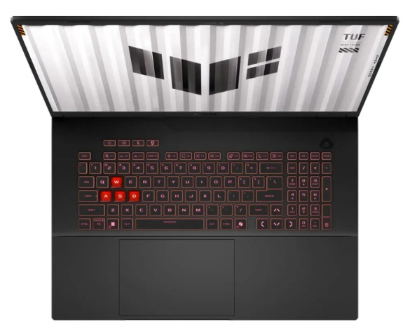 фото Ноутбук ASUS TUF Gaming A18 FA808UM-S8050 18" (AMD Ryzen 7, 16Гб DDR5, SSD 1 Тб, GeForce RTX 5060, Без ОС) Серый [90NR0NN1-M00310/512]