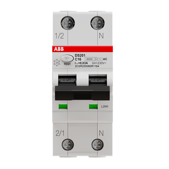 

Автомат дифференциальный ABB 2CSR255080R1164 DS201 выключатель C16 AC30, 2CSR255080R1164