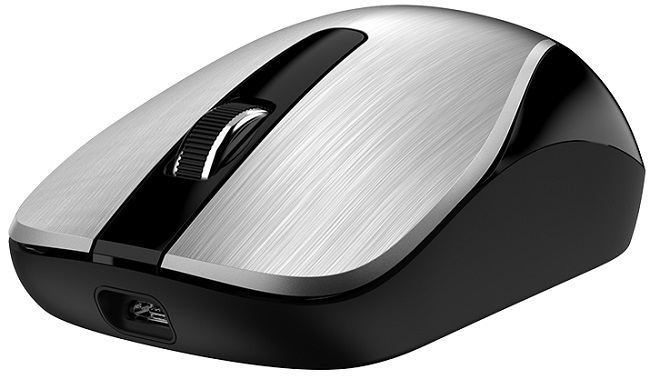 

Мышь Genius ECO-8015 silver, 800/1200/1600 dpi, радио 2,4 Ггц, аккумулятор, USB, ECO-8015