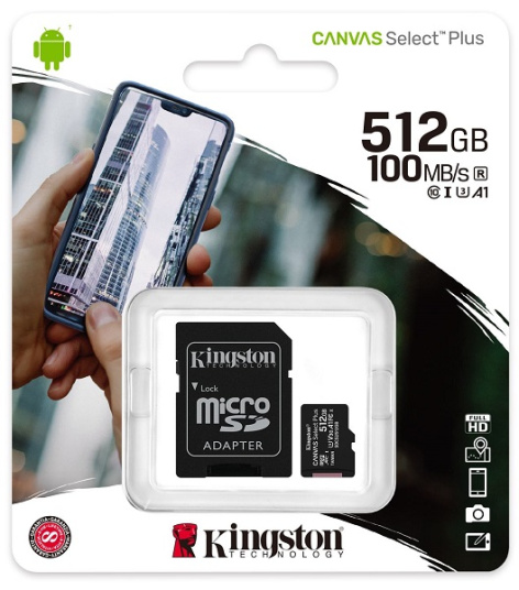 фото Карта памяти microSDXC 512GB Kingston SDCS2/512GB в Казани