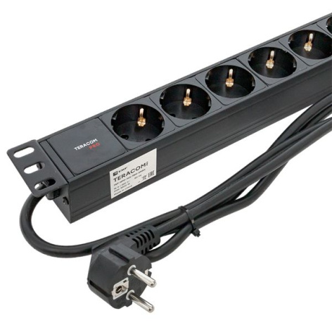 фото Блок розеток 19", 9 розеток EKF TRP-HPD-16A-9SH-2MSH в Омске