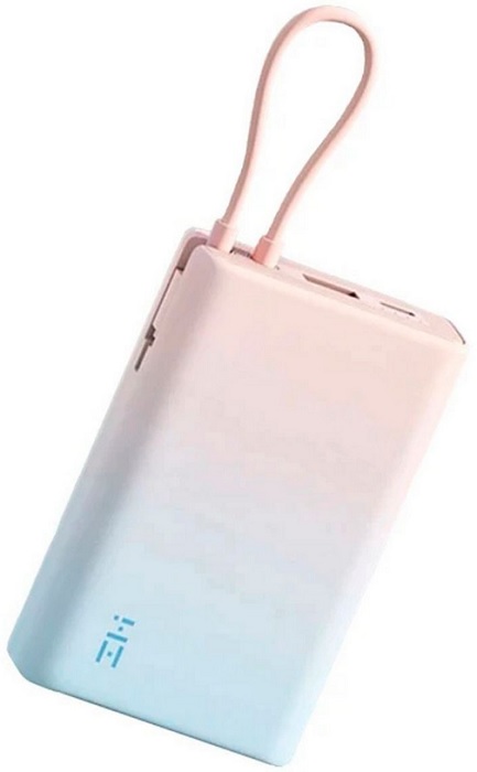 

Аккумулятор внешний портативный ZMI P17 10000mAh Pink, P17