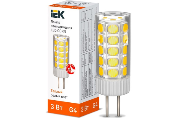 фото Лампа светодиодная IEK LLE-CORN-3-012-30-G4 в Омске
