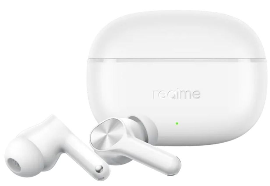 

Гарнитура wireless Realme Buds T200x 6941764461710 внутриканальные белый bluetooth в ушной раковине, Buds T200x