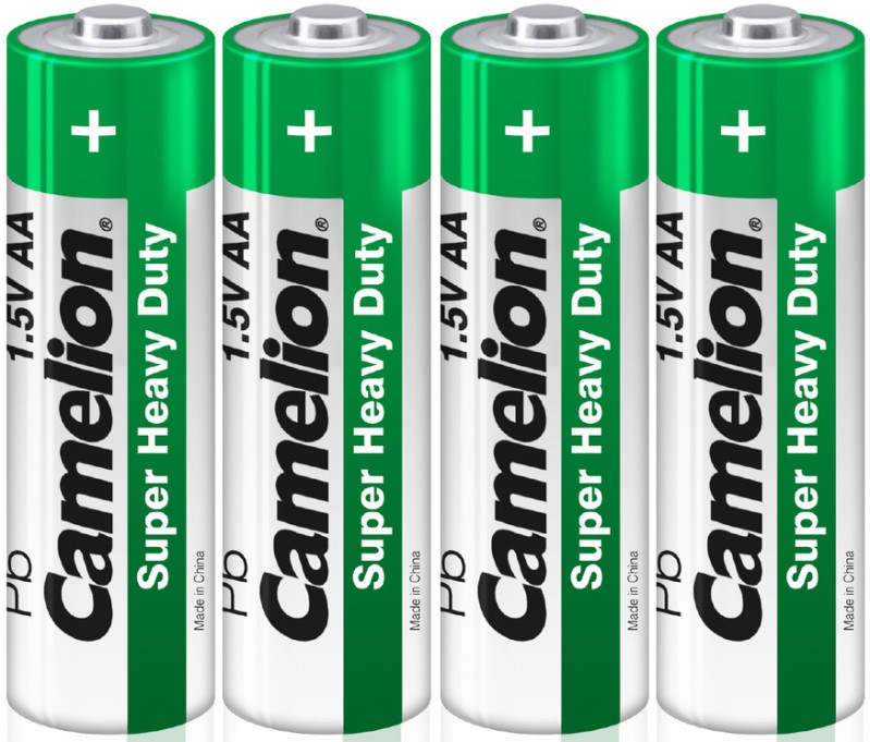 

Батарейка Camelion R6P-SP4G R6P/AA, 1,5 В, 1200 мА.ч, 4 шт в упаковке, R6P-SP4G