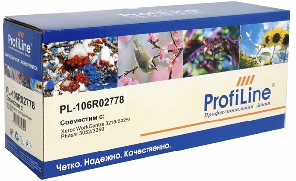 

Картридж ProfiLine PL_106R02778_New chip для Xerox Phaser 3052/3260/WorkCentre 3215/3225/3052NI (для аппаратов, выпущенных после 01.07.2017) 3000 копи, PL_106R02778_New chip