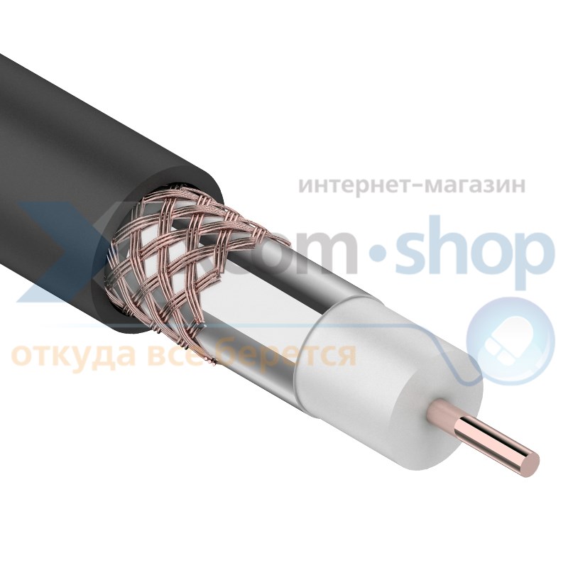 

Кабель Rexant RG-6U+CU, (64%), 75 Ом, 305м., черный (OUTDOOR) 01-2232, RG-6U+CU, (64%), 75 Ом, 305м., черный (OUTDOOR)