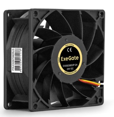 

Вентилятор для корпуса Exegate EX09238S3P-24 EX297090RUS 92x92x38 mm, 4500rpm, 93.5CFM, 48,3dBa, 3-pin, EX09238S3P-24