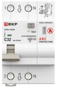 фото Устройство защиты от дугового пробоя EKF afdd-rcbo-2-32C-30em-pro