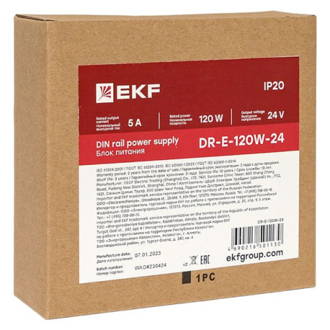 фото Блок питания  EKF DR-E-120W-24 в Омске