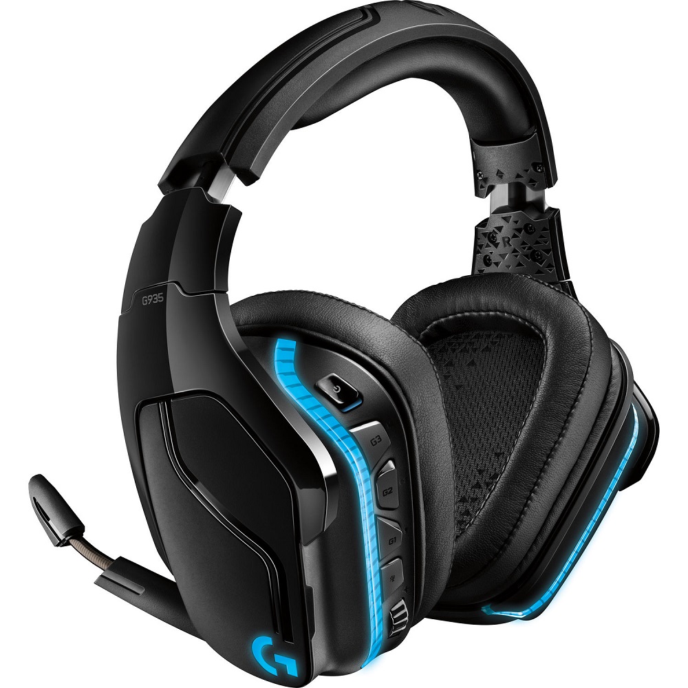 

Гарнитура wireless Logitech G935 981-000744 7.1 LIGHTSYNC Gaming, G935