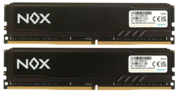фото Модуль памяти DDR4 32GB (2*16GB) Apacer AH4U32G32C28YMBAA-2 в Омске