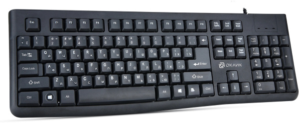 Изображение товара Проводная мембранная клавиатура Oklick K135 с USB для офиса и дома