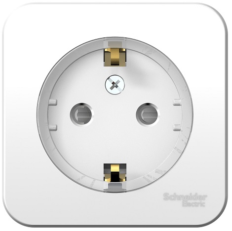 

Розетка Schneider Electric BLNRA111111 с/з со шторками, (тонкая) 16А, 250В изолир. пластина (белый) наруж, BLNRA111111