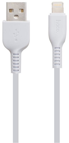 

Кабель Hoco X13 6957531061151 USB 2.0, AM/Lightning M, белый, 1м, X13