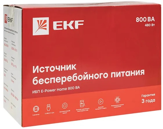 фото Источник бесперебойного питания  EKF SSW-800 в Уфе