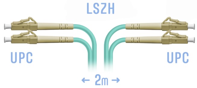 

Кабель патч-корд волоконно-оптический SNR SNR-PC-LC/UPC-MM-DPX-2m LC/UPC - LC/UPC, МM (OM3), Duplex, 2 метра, SNR-PC-LC/UPC-MM-DPX-2m
