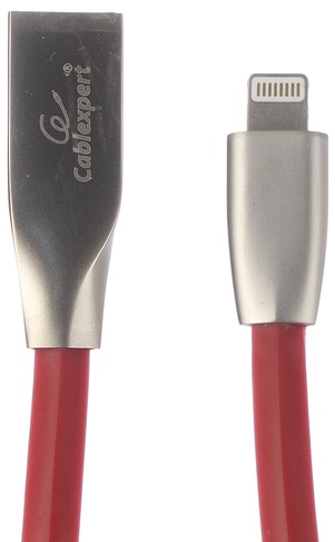 

Кабель Cablexpert CC-G-APUSB01R-1.8M для Apple, AM/Lightning, серия Gold, длина 1.8м, красный, блистер, CC-G-APUSB01R-1.8M