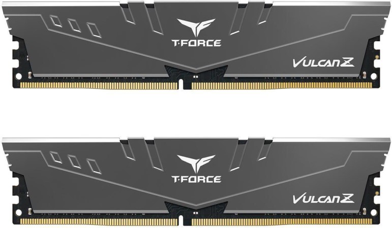 

Модуль памяти DDR4 16GB (2*8GB) Team Group TLZGD416G3200HC16CDC01 T-Force Vulcan Z gray PC4-25600 3200MHz CL16 радиатор 1.35V, TLZGD416G3200HC16CDC01