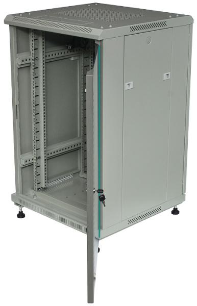 фото Шкаф напольный 19", 18U W&T B186080GWTWOF в Екатеринбурге