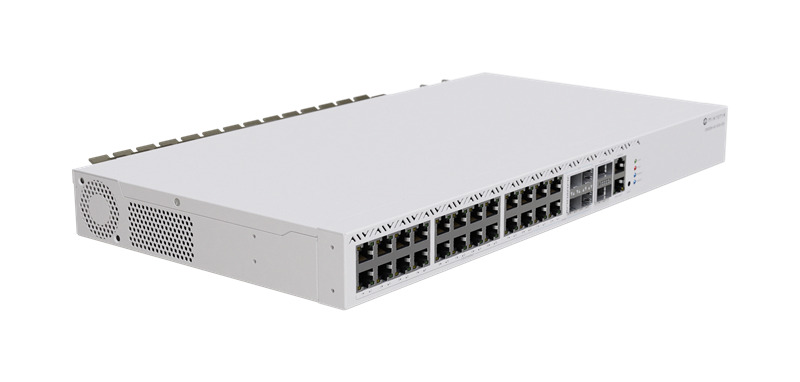 

Коммутатор Mikrotik CRS326-4C+20G+2Q+RM 20x2.5G Ethernet ports, 4xCOMBO 2.5G ETH/10G SFP+, 2x40G QSFP+, CRS326-4C+20G+2Q+RM
