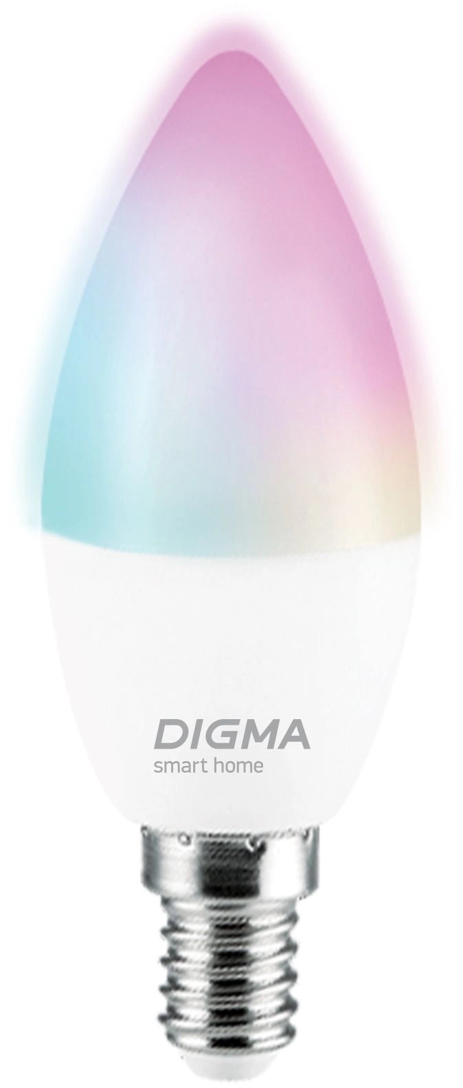 

Лампа Digma DiLight F1 DLF1E14 умная E14 5Вт 470lm Wi-Fi, DiLight F1