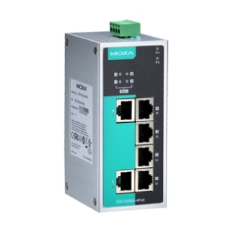 

Коммутатор PoE MOXA EDS-P206A-4PoE-T 2x10/100BaseTx ports, 4 x PoE, EDS-P206A-4PoE-T