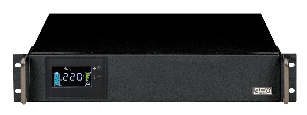 

Источник бесперебойного питания Powercom KIN-1500AP LCD King Pro RM, Line-Interactive, 1500VA/1200W, Rack mount 2U, IEC, Serial+USB, SmartSlot, LCD, b, KIN-1500AP LCD