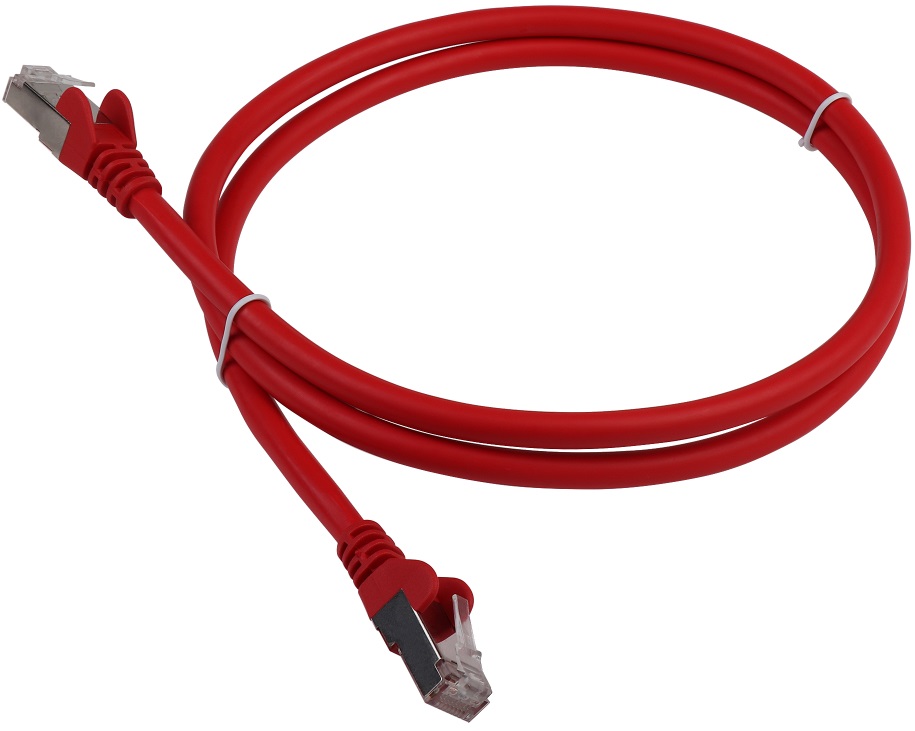 

Кабель патч-корд F/UTP 6 кат. 1м. Lanmaster LAN-PC45/S6-1.0-RD RJ45 - RJ45, 4 пары, красный, LSZH, LAN-PC45/S6-1.0-RD