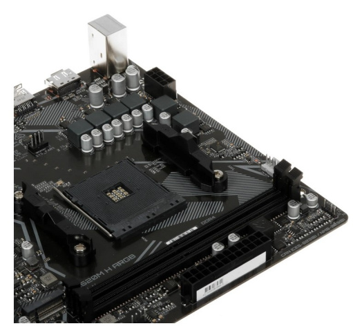 фото Материнская плата mATX GIGABYTE A520M H ARGB