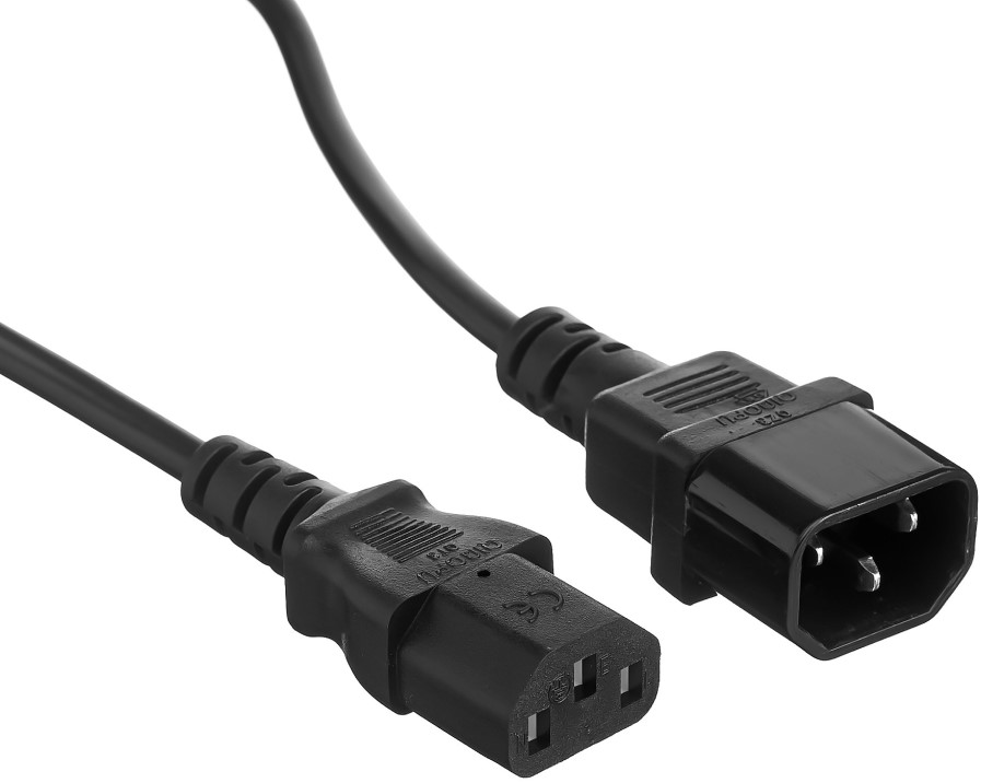 

Кабель питания Exegate EC-10P (IEC 320 С13->С14) VDE-250V-3*0.75mm2, медь, черный, 10м., EC-10P