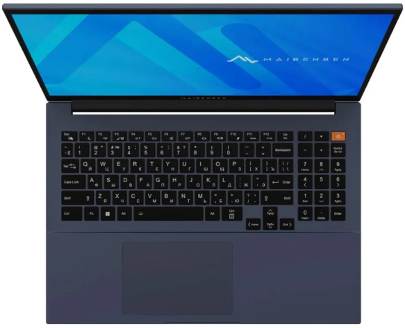 фото Ноутбук  Maibenben M16C-R745UM в Челябинске 16 ", Ryzen 7, 16 Гб RAM, 512 Гб SSD, Radeon 740M, Синий