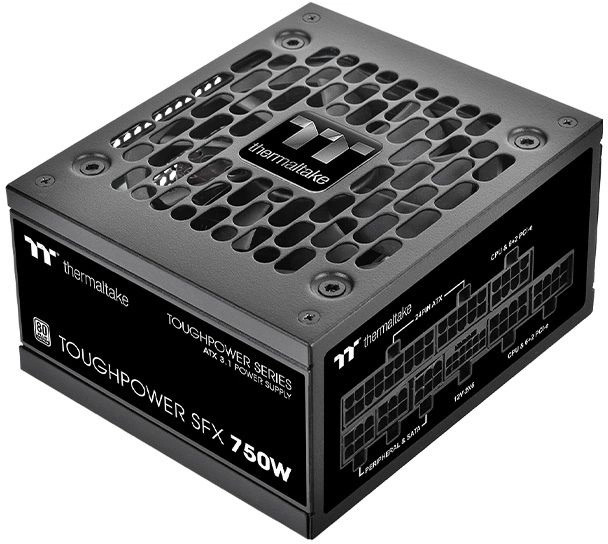

Блок питания SFX Thermaltake Toughpower SFX750 Gen.5 PS-STP-0750FNFAPE-1 750W, 80+ platinum, 12VHPWR, full modular, RTL, Toughpower SFX750 Gen.5