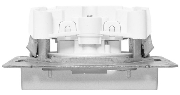 фото Розетка без заземления  EKF UP1-SOA-101