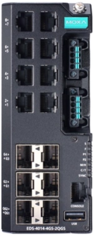 

Коммутатор управляемый MOXA EDS-4014-4GS-2QGS-LV 8*10/100BaseT(X) ports, 4*100/1000BaseSFP ports, 2*1000/2500BaseSFP ports, dual power inputs, EDS-4014-4GS-2QGS-LV