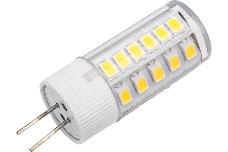 

Лампа светодиодная IEK LLE-CORN-3-012-40-G4 Corn 3Вт капсульная 4000К нейтр. бел. G4 12В керамика, LLE-CORN-3-012-40-G4