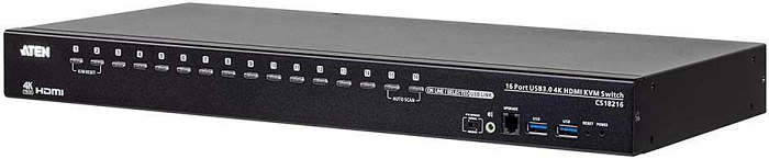 

Переключатель KVM Aten CS18216-AT-G Switch, KVM+Audio+USB 3.1 Gen1, 1>16 блоков/портов/port USB, компл.шнур.:HDMI;USB;AUDIO 2х1.8м., (макс.разр.4096x2, CS18216-AT-G