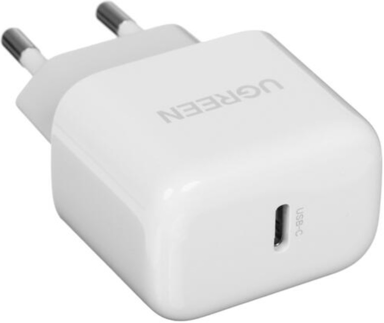 

Зарядное устройство сетевое UGREEN CD241 10220_ mini USB Type-C, 20W, цвет: белый, CD241