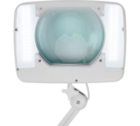 

Лупа Rexant 31-0513 на струбцине квадратная настольная 5Х с подсветкой 108 LED, белая, 31-0513