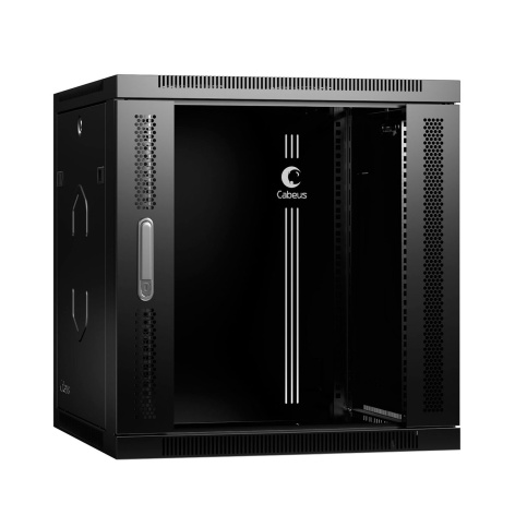 фото Шкаф настенный 19", 12U Cabeus SH-05F-12U60/60-R-BK в Омске