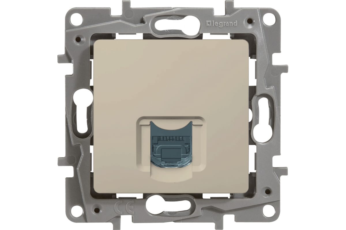 

Розетка Legrand 672341 Etika - RJ45, категория 5, UTP, слоновая кость, 672341