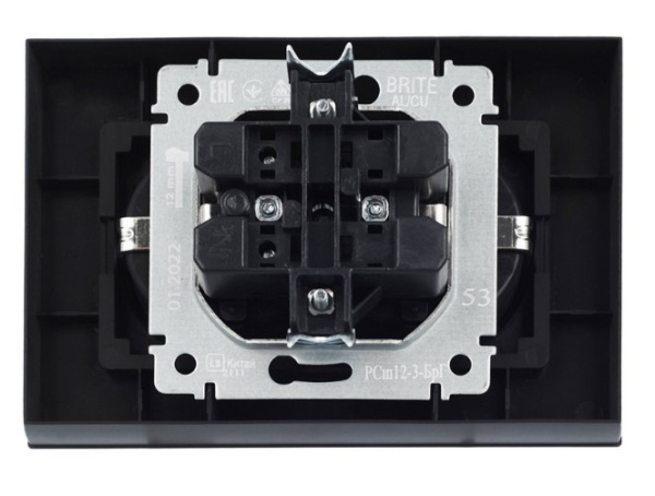 фото Розетка двухместная с заземлением  IEK BR-R28-16-K53-F в Санкт-Петербургe