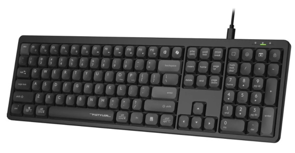фото Ножничная клавиатура A4Tech FX55, USB, Черный [FX55] в Казани