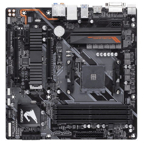 фото Материнская плата mATX GIGABYTE B450 AORUS M