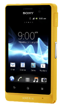 фото Мобильный телефон  Sony Xperia go ST27i yellow
