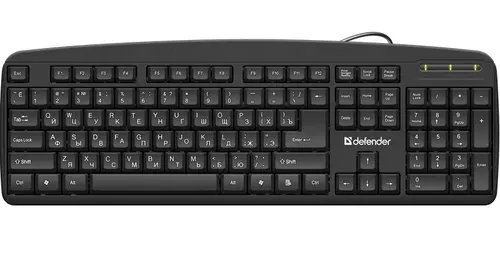 

МФУ 45910 Defender Проводная клавиатура Office HB-910 RU,черный,полноразмерная, Office HB-910 RU