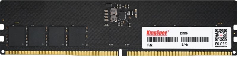 

Модуль памяти DDR5 16GB KINGSPEC KS6000D5M13516G 6000MHz CL46 1x16GB 1.35V 288-pin, KS6000D5M13516G