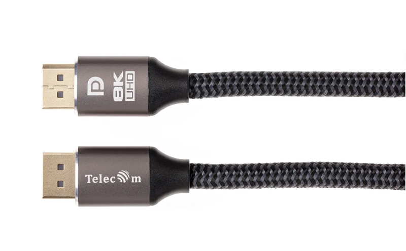 

Кабель интерфейсный DisplayPort Telecom TCG750-5M 1.4V 8K/60Hz 5m, TCG750-5M